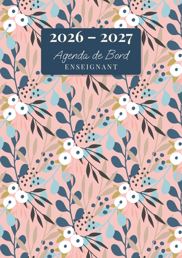Agenda de Bord Enseignant — Vintage