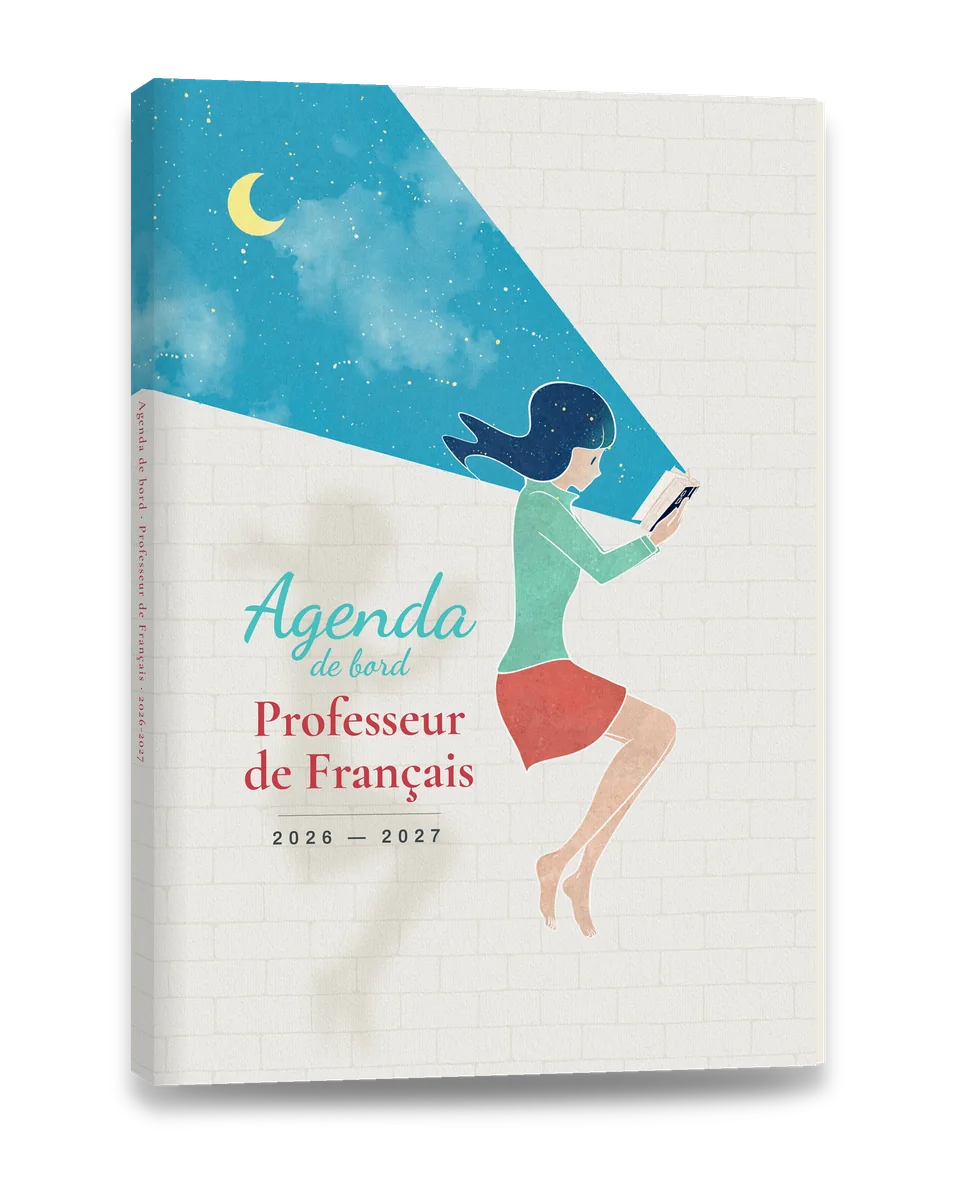 Agenda de Bord 2026-2027 Professeur de Français — Édition « La lectrice »