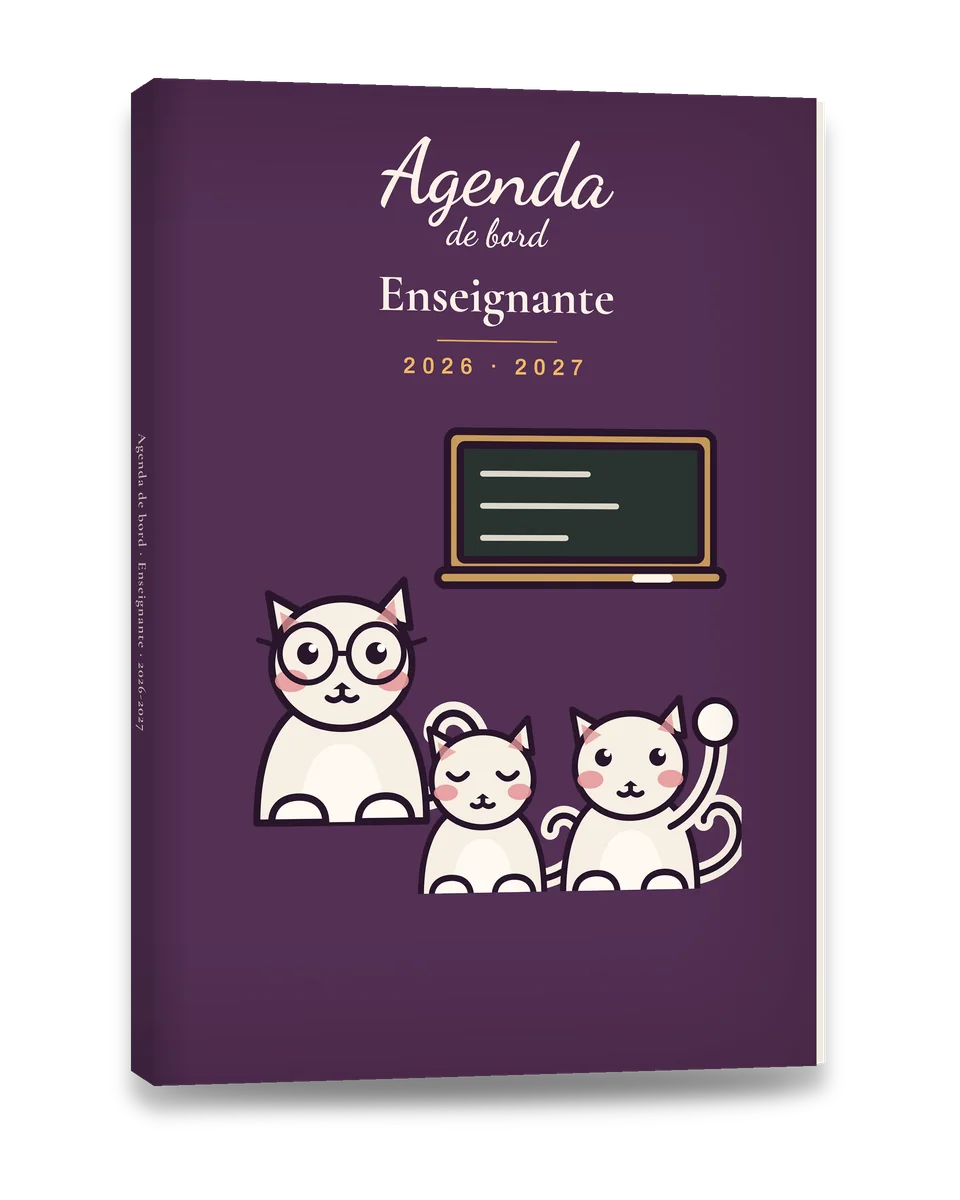 Agenda de Bord Enseignante 2026-2027 — Édition La Classe